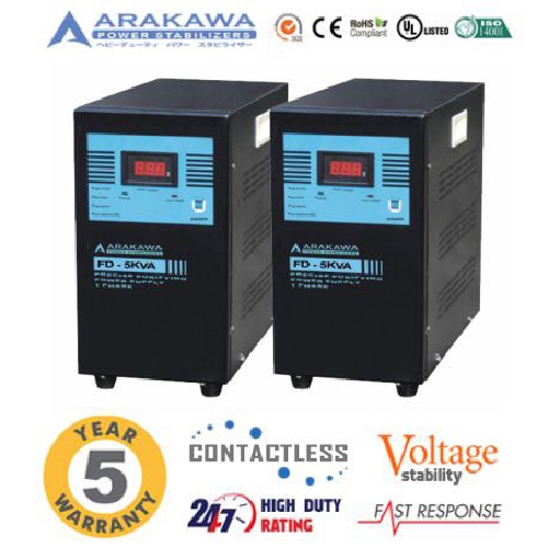 Stabilizer Arakawa 5 KVA FD Series Contactless