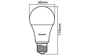 Lampu LED Panasonic 9W spec