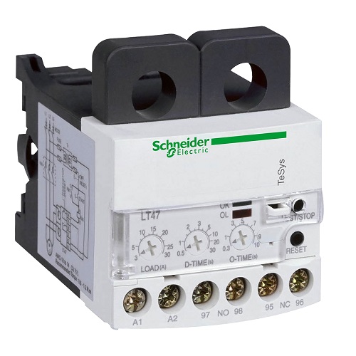 Electronic over current relays 0.5...6 A - 24 V Schneider