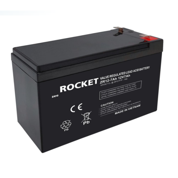 Baterai VRLA Zee Rocket 12V 7Ah ZR 12-7